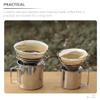 iplusmile Reusable Stainless Dripper Coffee Filter for Outdoor Camping and Hiking Lightweight and Portable Design for Manual Brewing view 2
