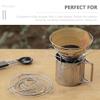iplusmile Reusable Stainless Dripper Coffee Filter for Outdoor Camping and Hiking Lightweight and Portable Design for Manual Brewing view 4