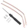 iplusmile 1 Pair Metal Glasses Replacement Temple, Black Eyeglasses Arms Legs, Eye Glasses Repair DIY Kit (Rose Gold) view 1