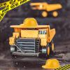 Bonuci 24 Pcs Construction Party Favors Mini Flashlight Keychain Miniature Helmet Flashlight Small Safety Hat Keychain for Man Construction Themed Birthday Party Prizes Supplies Gifts view 4