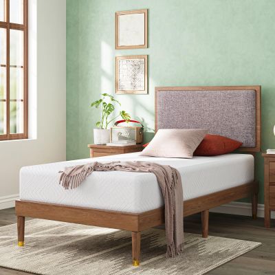 Dyonery Twin XL Mattress - 10 Inch Green Tea Memory Foam Mattress - Twin XL Mattresses in a Box - CertiPUR-US Certified Fiberglass Free - Gel Layer - Medium 38"x80"x10" White