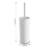 SEDLAV Toilet Bowl Brush Holder, Plastic Toilet Bowl Brush, Toilet Bowl Cleaners, Toilet Brush, Bathroom Cleaner (White) view 3