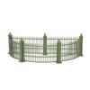 Department 56 Dickens Village Accessories Zoological Gardens Miniature Fencing Figurine Set, 2 Inches, Green view 1