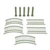 Department 56 Dickens Village Accessories Zoological Gardens Miniature Fencing Figurine Set, 2 Inches, Green view 2