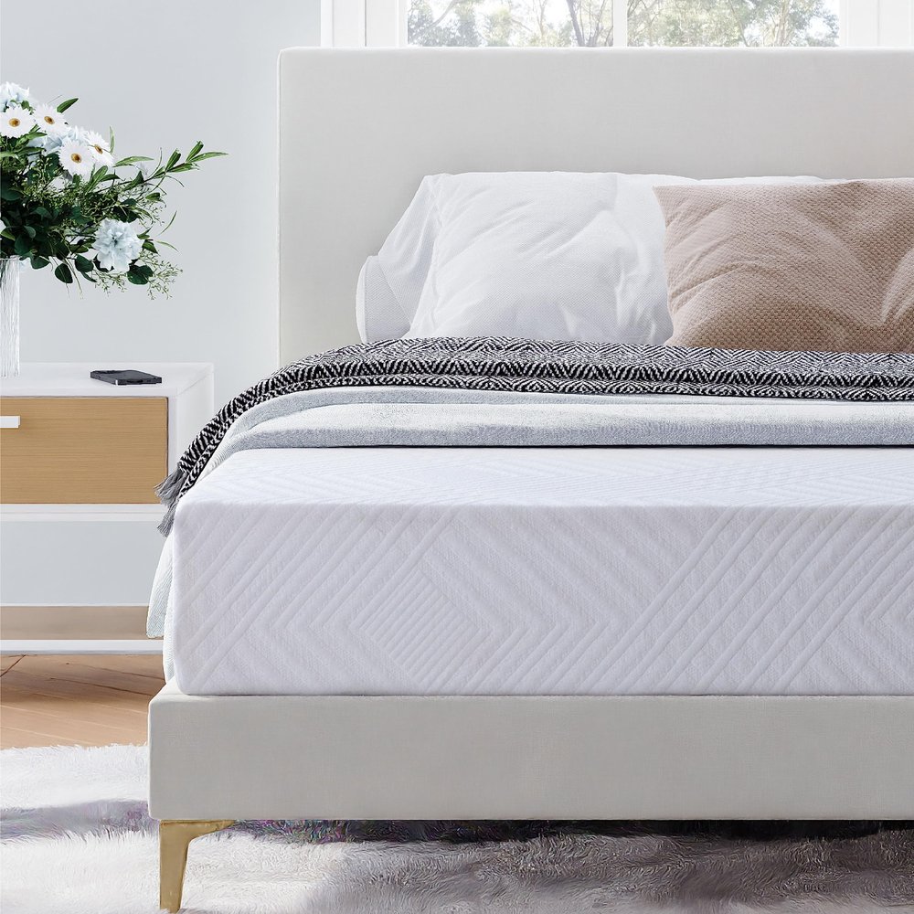 Dyonery Full Mattress -6 Inch Green Tea Memory Foam Mattress - Full Mattresses in a Box - CertiPUR-US Certified Fiberglass Free - Gel Layer - 54"x75"