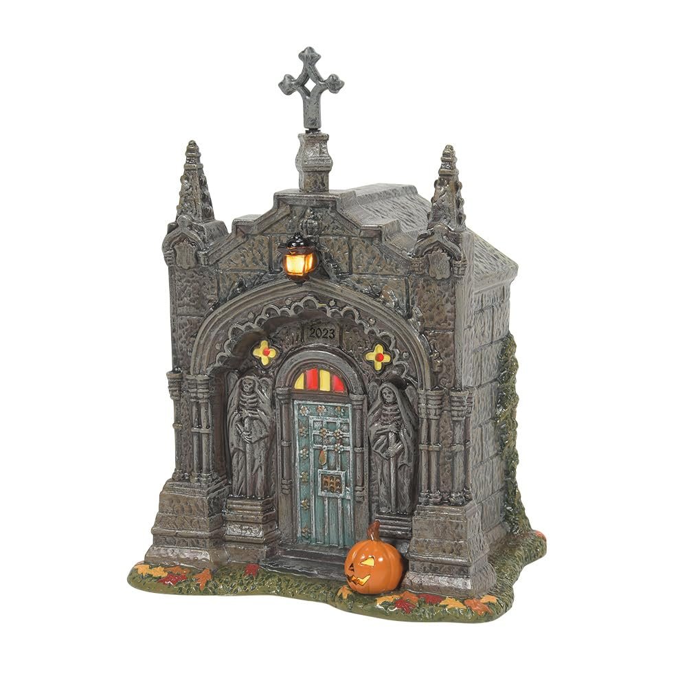 Department 56 Snow Village Halloween Rest in Peace 2023 Lit Building, 5.91 Inch, Multicolor