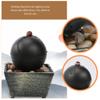 DECHOUS Meditation Tabletop Fountain Small Indoor Waterfall Decor for Living Room view 2