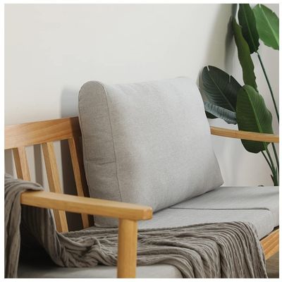 Comfortable Sofa backrest Bed Pillow Reading Backrest Cushion Headboard Pillow Bed Pillow Back Cushion Pillow for Window Tatami Sofa Bedroom Sofa backrest ( Color : Gray , Size : 65X55cm )