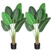 Alkmaar 48" Artificial Tree Bird of Paradise Artificial PlantFaux Plant for Home Decor Indoor Outdoor Office (48 inch-2 Pack) view 1
