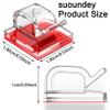 100 Pcs Cable Clips, Adhesive Cable Organizer Cord Holder Wire Clip Wire Management Self Adhesive Hooks Wire Holder for Office, Home(Transparent, 100PCS) view 2