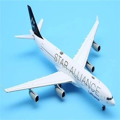 ACE HOBBY for JC Wings for Lufthansa Airlines for Airbus A340-300 D-AIGN Star Alliance 1:400 Aircraft Pre-Built Model