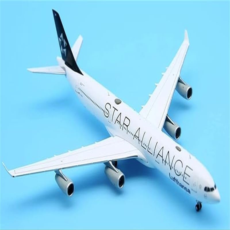 ACE HOBBY for JC Wings for Lufthansa Airlines for Airbus A340-300 D-AIGN Star Alliance 1:400 Aircraft Pre-Built Model