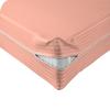 Velosso 1 Piece Striped Zipper Mattress Cover Only Twin Size 8" Pocket Sold Separately 1000 Thread Count 100% Egyptian Cotton, Peach view 1