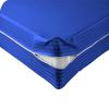 Velosso 1 Piece Striped Zipper Mattress Cover Only Full Size 6" Pocket Sold Separately 1000 Thread Count 100% Egyptian Cotton, Royal Blue view 1