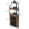 Alkmaar Wine Cabinet, Rustic Brown view 2