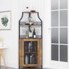 Alkmaar Wine Cabinet, Rustic Brown view 4