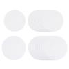 HARFINGTON 1 Set(20pcs) Non Slip Bathtub Stickers Bath Shower Floor 3.15" 3.94" Anti-Slip Sticker Tape Round Style Decals for Bathroom Kitchen Bathtub Treads Stairs, White view 1