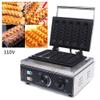 Commercial Corn Dog Waffle Maker Machine 5 PCS 1500W Hot Dog Cheese Stick Press Iron Nonstick Electric French Muffin Cooker 110V view 3