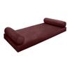 Cover ONLY Model V5 Twin-XL Velvet Knife Edge Indoor Mattress Bolster Pillow AD368 view 1