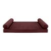 Cover ONLY Model V5 Twin-XL Velvet Knife Edge Indoor Mattress Bolster Pillow AD368 view 2