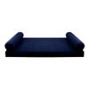 Cover ONLY Model V5 Twin-XL Velvet Knife Edge Indoor Mattress Bolster Pillow AD373 view 2