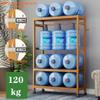 Freestanding Wooden Garment Coat Rack, with 2 Storage Shelves and 4 Hooks, Ideal for Bedroom Clothing Storage (59 * 35 * 165cm) view 2