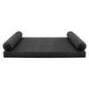 Cover ONLY Model V5 Twin-XL Velvet Knife Edge Indoor Mattress Bolster Pillow AD350 view 2