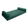 Cover ONLY Model V5 Twin-XL Velvet Knife Edge Indoor Mattress Bolster Pillow AD317 view 1
