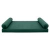 Cover ONLY Model V5 Twin-XL Velvet Knife Edge Indoor Mattress Bolster Pillow AD317 view 2