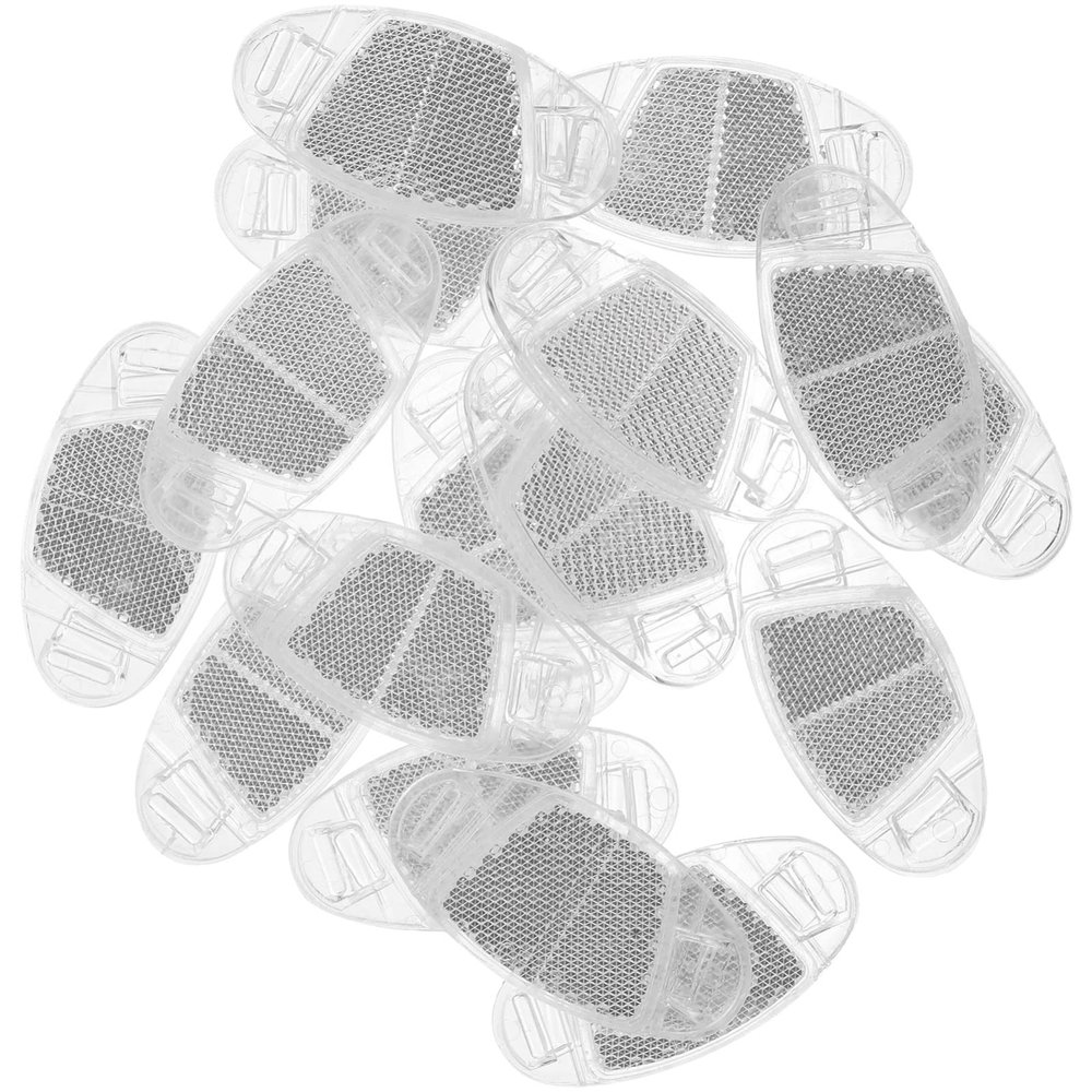 BESPORTBLE 16pcs Bike Wheel Reflectors High Reflective Night Safety Warning Reflectors for Design for Easy Installation and Lightweight Lights