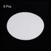 HARFINGTON 6pcs Non Slip Bathtub Stickers Bath Shower Floor 3.15" Anti-Slip Sticker Tape Round Style Decals for Bathroom Kitchen Bathtub Treads Stairs, White view 3