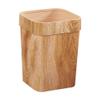 Cabilock Office Decor Decor Decor Decor Trash Can Wood Grain/Marble Pattern Garbage Container Bin Decoration Bin Plastic Toilet Paper Bucket for Bathrooms, Kitchen, Bedroom, Office view 1