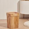 Cabilock Office Decor Decor Decor Decor Trash Can Wood Grain/Marble Pattern Garbage Container Bin Decoration Bin Plastic Toilet Paper Bucket for Bathrooms, Kitchen, Bedroom, Office view 4