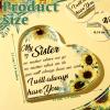 Spiareal Friends Gifts for Women Friendship Graduation Plaque Best Flower Sister Birthday Bestie Thank You Gift for Teacher Mom Female Acrylic Friendship(for Sister) view 3