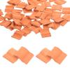 Vaguelly 50pcs Mini Bricks Miniature Bricks Roof Tiles Figurines Fake Red s Flooring Red Wall Roof Tiles Model s for Crafts Accessories Child Clay Manual view 1