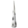 Regency International 33" Plastic Snow Birch Bark Cone Tree view 1