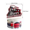 Train Cake Decorations 25 Pcs Cake Topper Cupcake Toppers for Train Party Decorations Retro Train Birthday Supplies Vehicle Decorations view 2
