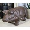 1 Pcs Cast Iron Country Rustic Farmhouse Swine Pig Bacon Decor Paperweight Figurine view 1
