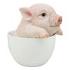 1 Pcs Adorable Babe Teacup Pig Figurine 5.25" H Realistic Animal Collectible view 3