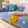 LUBOSE Velvet Sofa Cushion Sofa Furniture Cover Protector pet Sofa Cover Washable Sofa Cover Anti-Slip Sofa Cover Corner Sofa L-Shaped Children(90 * 240cm, Blue A) view 1