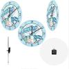 Silent Non Ticking Wall Clock 12 Inch Aircraft Altimeter Gauge Wall Clock Pilots Home Decor Aviation Instrument Work Silent Clock for Aviation view 4