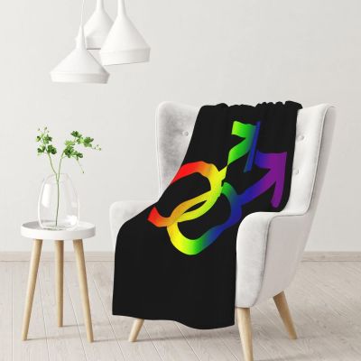 Double Male Symbol Represents Gay Men Extremely Comfortable and Light Warm Blanket for All Seasons Gift 3040 in
