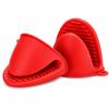 Luckybay Mini Silicone Oven Mitts, Heat Resistant Pinch Gloves, Non-Slip Kitchen Potholders for Baking & Cooking view 1