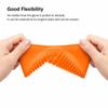 Luckybay Mini Silicone Oven Mitts, Heat Resistant Pinch Gloves, Non-Slip Kitchen Potholders for Baking & Cooking (Orange) view 2