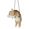 1 Pcs Deer Head Puppy Dog On Branch Swing Hanger Wall Decor Figurine view 2