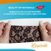 Linphelle Coverpicc - Upper Arm Cover for Picc Line, Soft Microfiber Arm Sleeve, Ideal for Picc Line, Glucose Sensor, Tattoo or Wounds, Black Lace, Size Small view 3