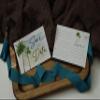 Your Main Event Prints Beach Palm Tree Wedding Save The Date Cards - 50 Pack Standard Postcard Size - Add Postage, Address, and Send - No Envelopes Needed view 2
