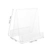 Acrylic Bookend Bookshelf Book Holder Display Books Rack Simple Magazine Stand view 2