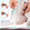 Plastic Measuring Spoon Set for Your Kitchen - Two Cups For All Kind of Dry and Liquid Measuring - Adjustable And Easy to Use - Spoons and Cup Device, Small view 3