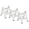 Rubbermaid FG420903WHT EZ Step 2 Step Folding Plastic Ladder Step Stool with Skid Resistant Foot Pads, White (3 Pack) view 1